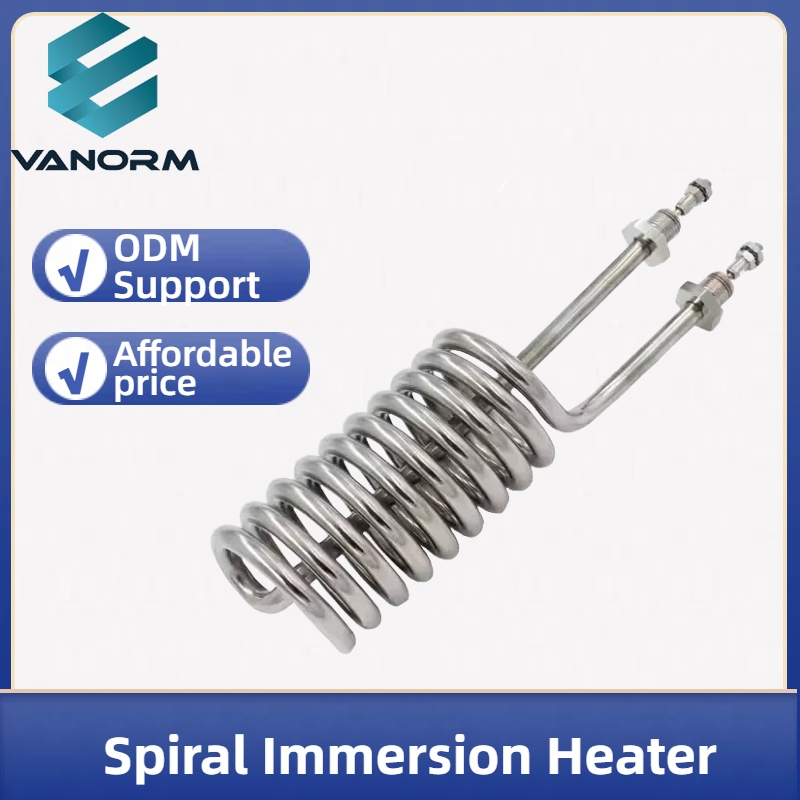 230V Spiral Immersion Heater Round Shaped Electric Heating Tube Element Booster Water Heater - Image 3