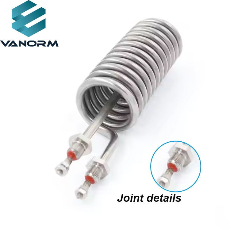 230V Spiral Immersion Heater Round Shaped Electric Heating Tube Element Booster Water Heater - Image 4