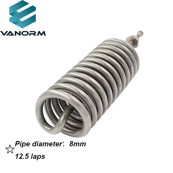 230V Spiral Immersion Heater Round Shaped Electric Heating Tube Element Booster Water Heater - Image 6