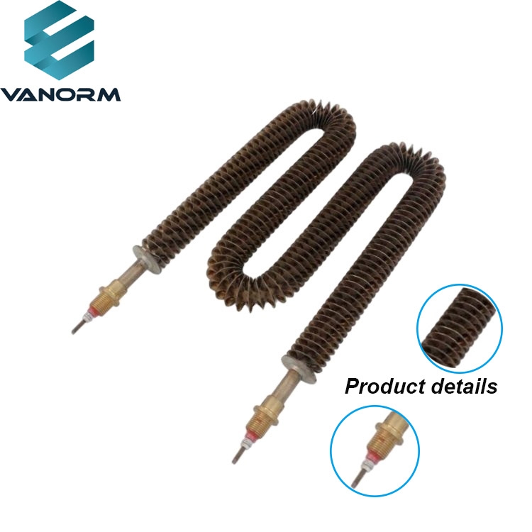 W Type Stainless Steel Electric Finned Heater Heating Element 1500W Air Finned Tube Heating Element - Image 4