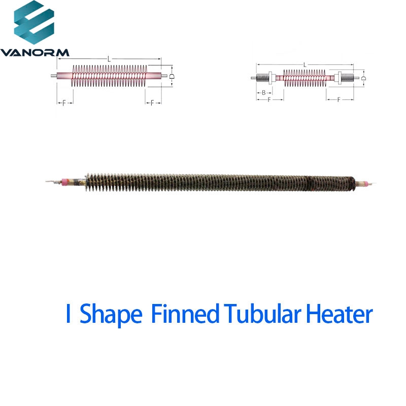 Industrial Electric I Type 220V 2KW 3KW 5KW Stainless Steel Finned Heating Element Straight Heating Element Air Tubular - Pilt 4
