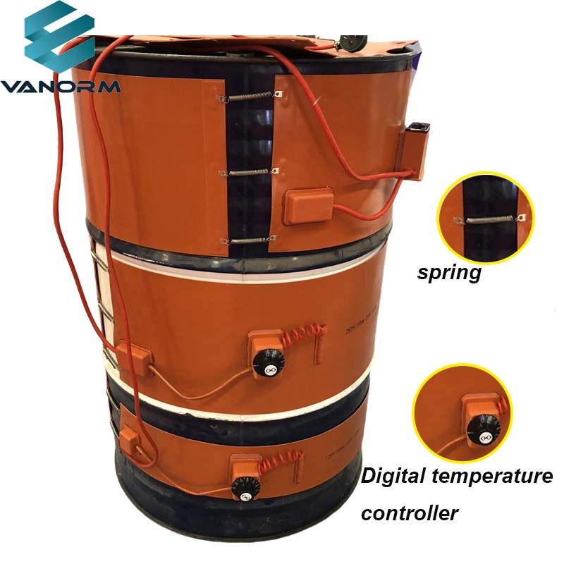 125x1740mm 220V 1000W 油桶加热器 柔性硅橡胶条加热器 220V 1000W 加热设备