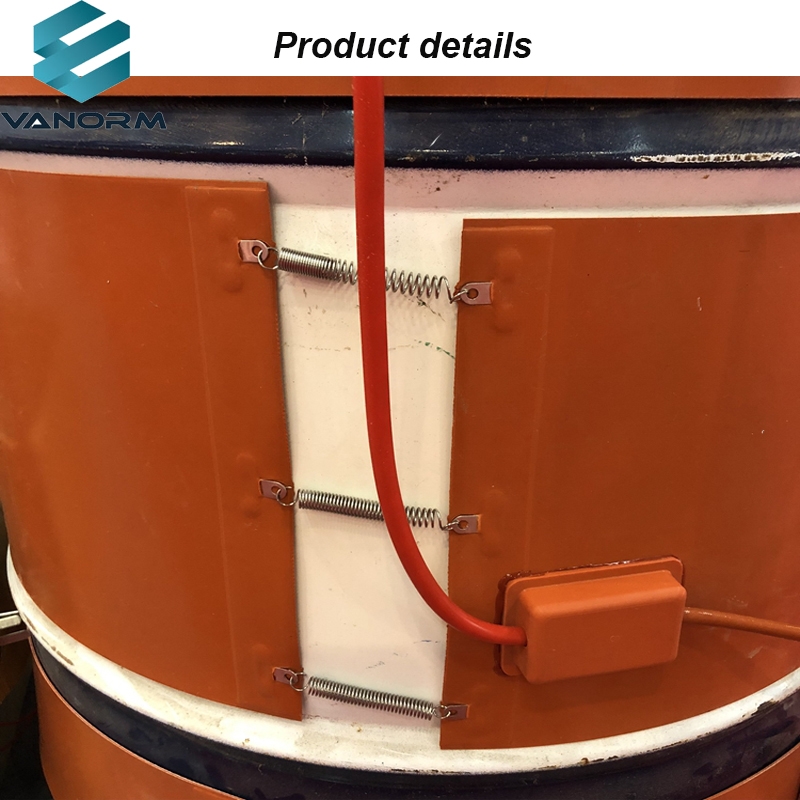 125x1740mm 220V 1000W 油桶加热器 柔性硅橡胶条加热器 220V 1000W 加热设备 - 图片 4