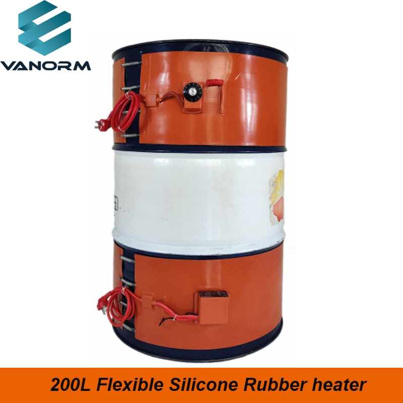 125x1740mm 220V 1000W 油桶加热器 柔性硅橡胶条加热器 220V 1000W 加热设备 - 图片 5