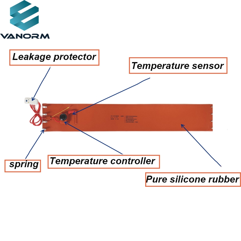 Customized 5kg 10kg 15kg 50kg Flexible Silicone Rubber Gas Bottle Heater Capacities Automatic Strip Heater Motor Core - Image 4