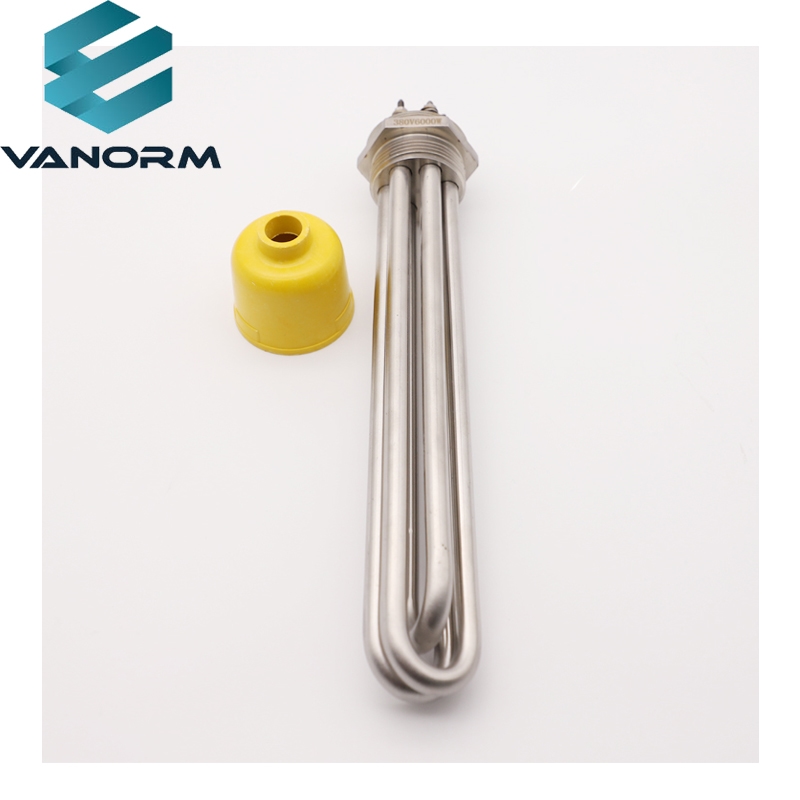 DN40 Electric Heating Element Immersion 220V/380V Heater 304 Stainless Steel 1.5" BSP Thread 47mmBoiler Water Heater