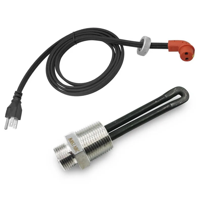 Chauffe-bloc YL en acier inoxydable 1500W 240V 1" Filetage NPT pour ateliers de réparation de tracteurs et de machines avec 1 Année de garantie - Image 6