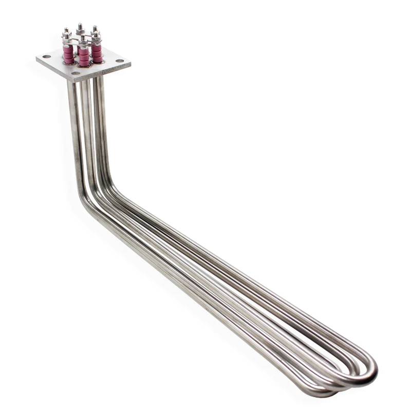 6KW 9KW 12KW 380V Electric Flange Immersion Heater Stainless Steel High-Accuracy TZYL Brand Threaded Tubular Rod - Image 2