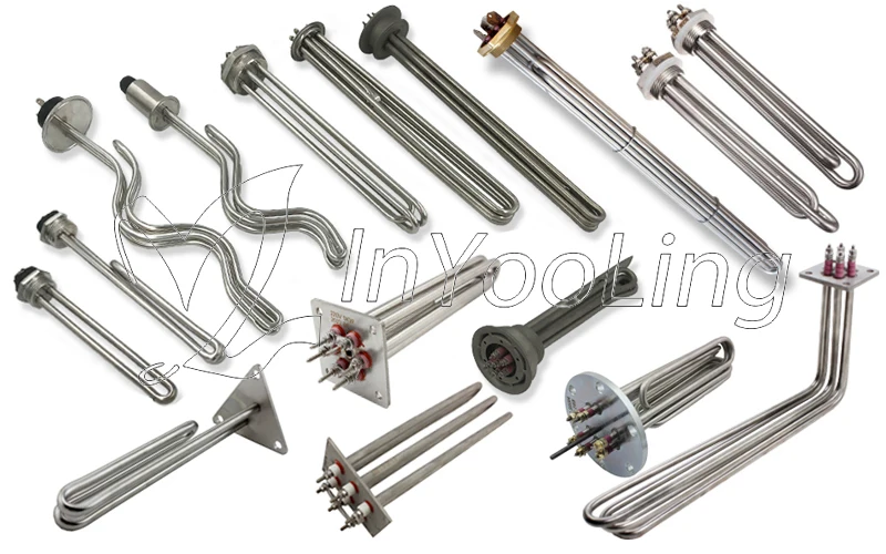 6KW 9KW 12KW 380V Electric Flange Immersion Heater Stainless Steel High-Accuracy TZYL Brand Threaded Tubular Rod - Image 3