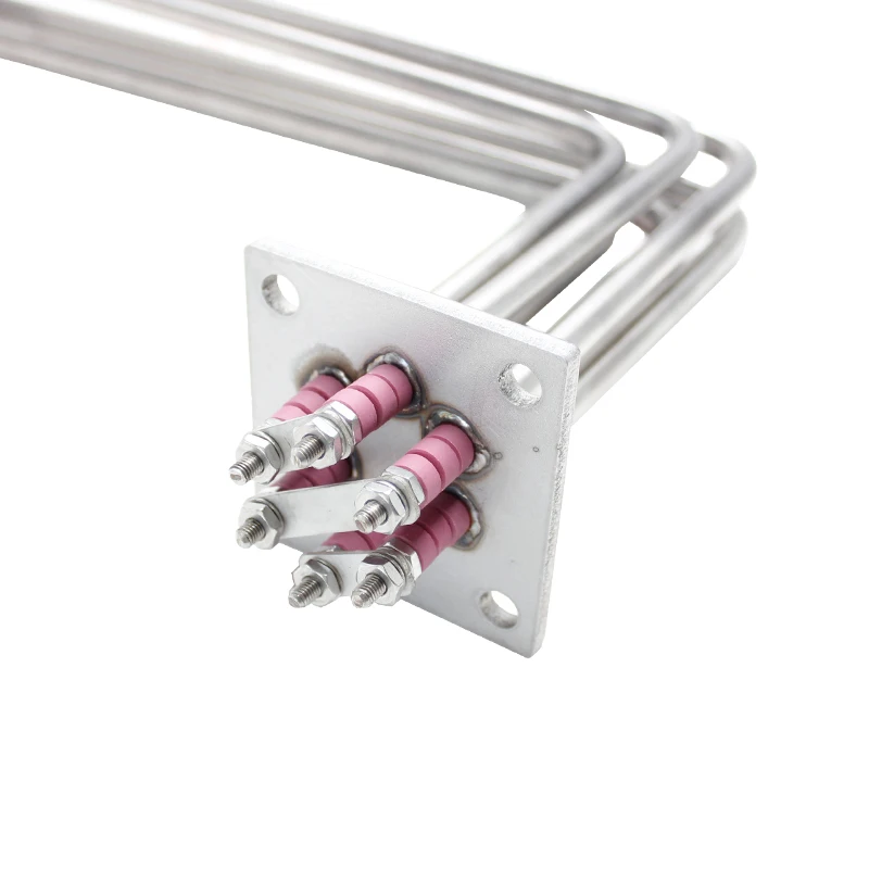 6KW 9KW 12KW 380V Electric Flange Immersion Heater Stainless Steel High-Accuracy TZYL Brand Threaded Tubular Rod - Image 4