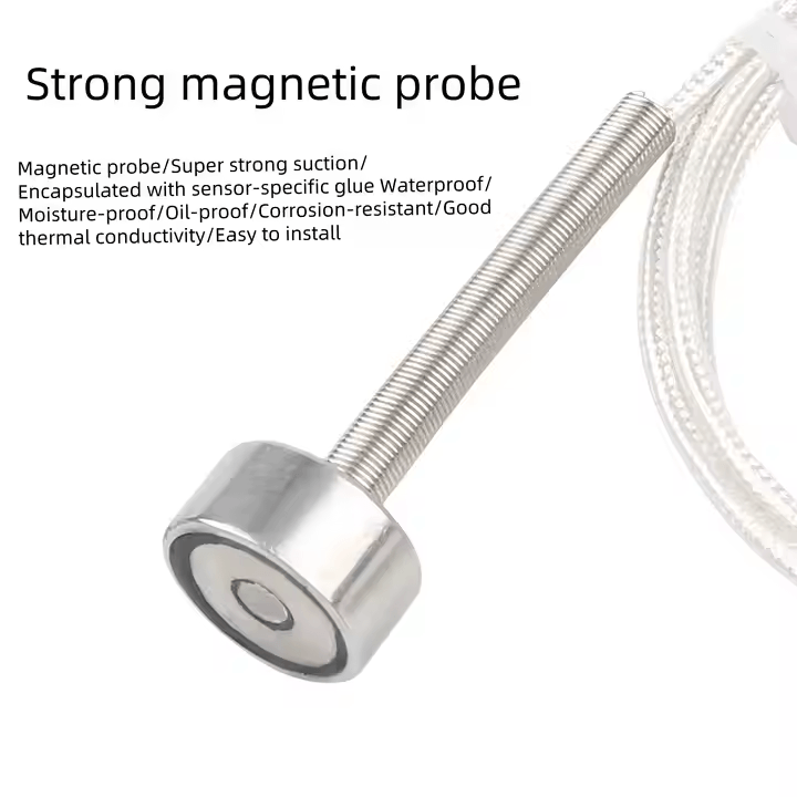 Strong Magnetic Surface PT100 PT1000 Magnetic Temperature Sensor - Image 4