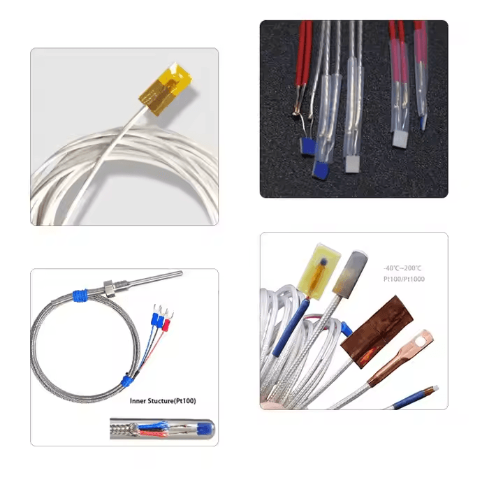 PT100 Heraus Class B M222 Thin Film Temperature Controller Stainless Steel IP65 No Display 1C Resolution - Pilt 5