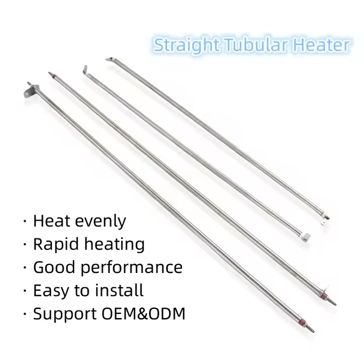 208V 300W-400W Stainless Steel Electric Straight Air Heating Element Tubular Oven Heater with Low-Temperature Capability - Imagem 5