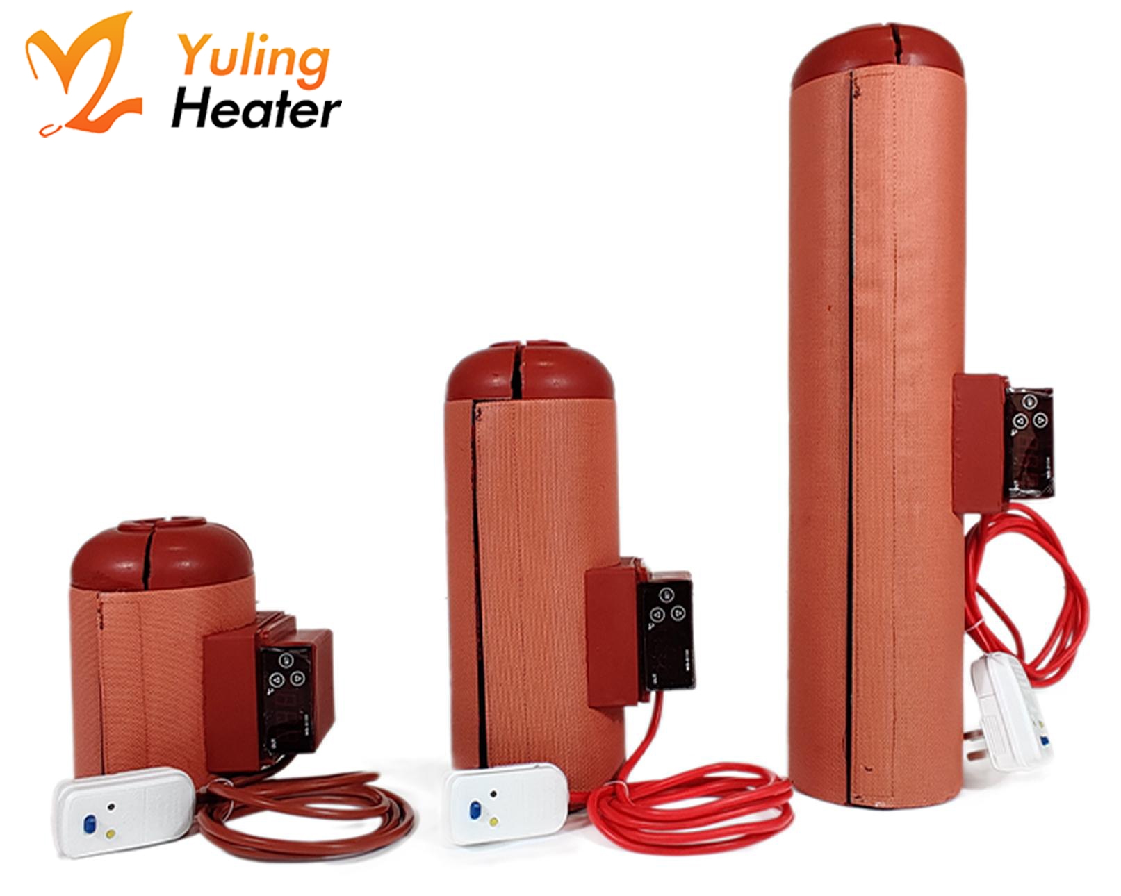 Insulated Pail Heater Silicone Heating Pad Digital Heating Pad 3 Layer Electric Heating element Heat Pad Bucket Heater for Pipe - Imagen 2