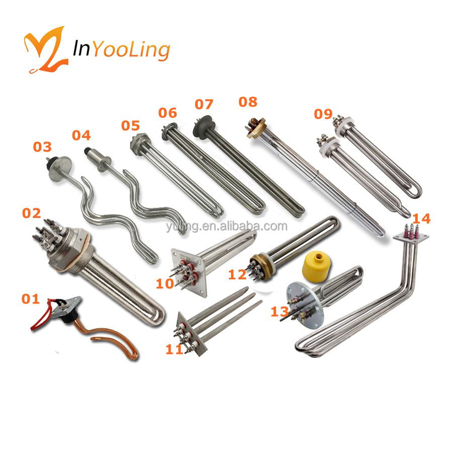 220V 380V 3 Phase 3-12kW High-Accuracy Stainless Steel Tubular Immersion Electric Threaded Boiler Water Heating Elements - Bild 5