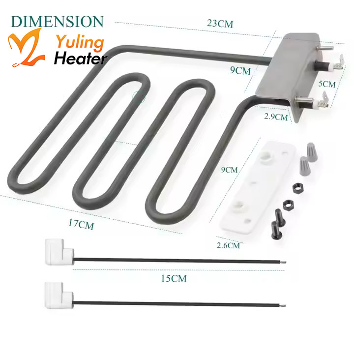 800W Stainless Steel Smoker Heater Electric Power Essential Oven Parts for Outdoor Household Cooking Grilling Heating Element - Image 5