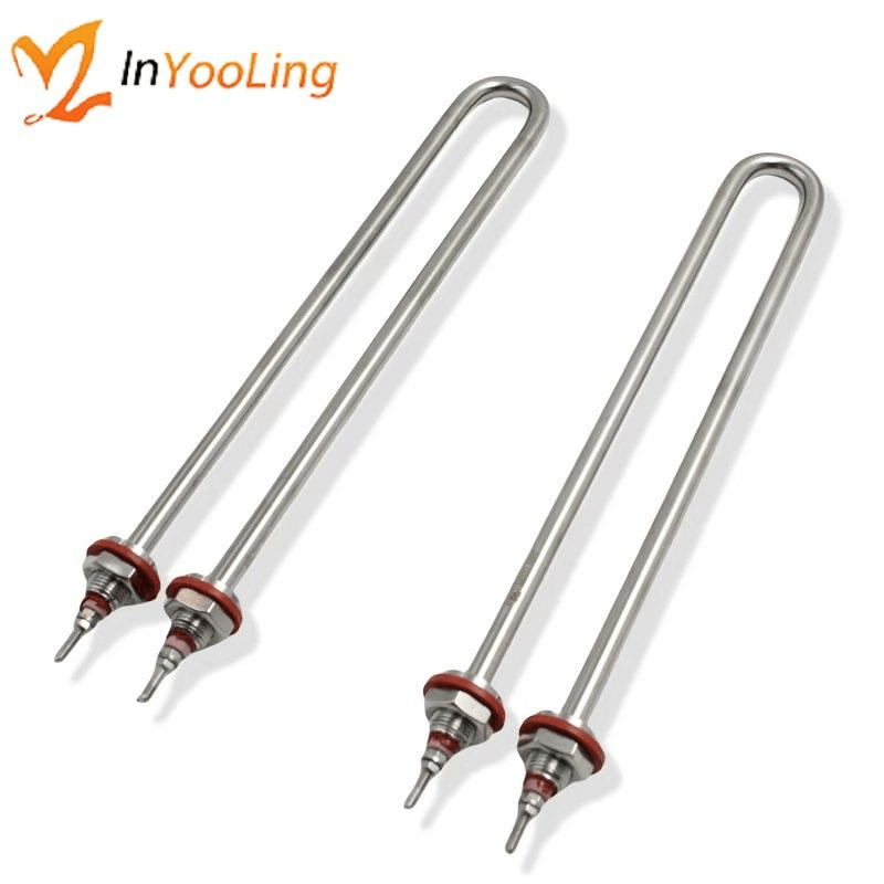 Élément chauffant de four, chauffage tubulaire à Double tête en acier inoxydable avec Tube M14 en forme de U, 208V, 1250W, basse température - Image 2