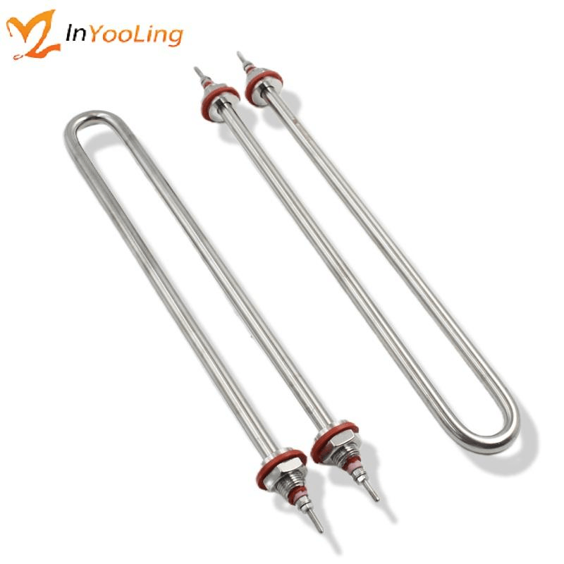 Élément chauffant de four, chauffage tubulaire à Double tête en acier inoxydable avec Tube M14 en forme de U, 208V, 1250W, basse température - Image 3
