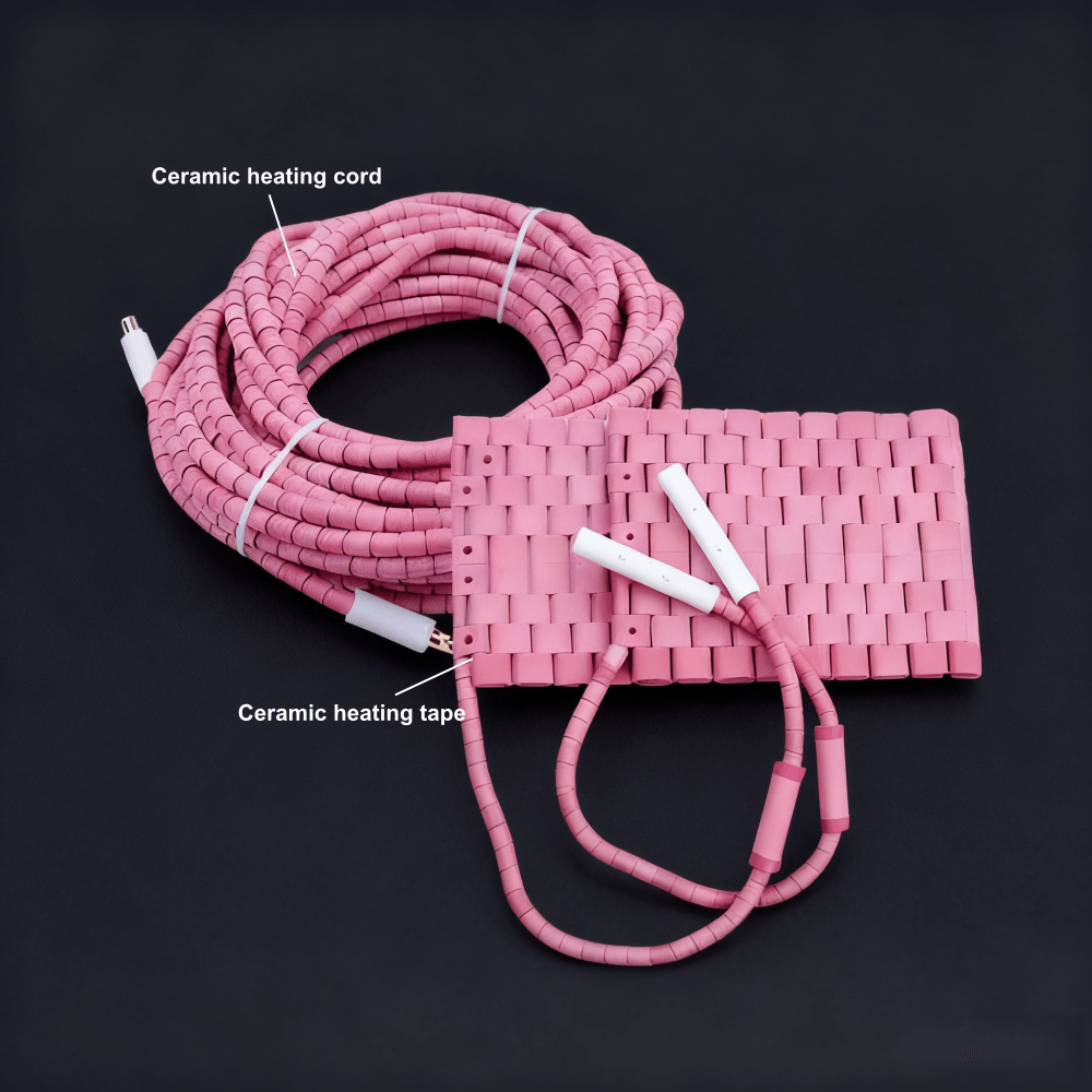 High Temperature LCD Crawler-type Flexible Silicone Heating Belt Bearing Customizable Heating Capacity for Pipeline Heat - Изображение 2