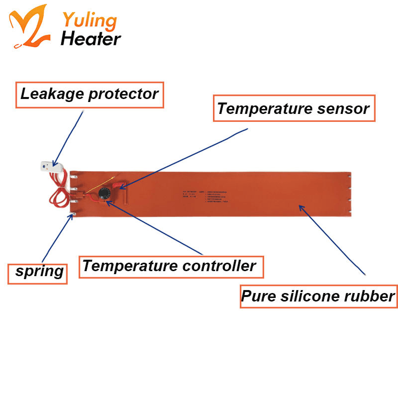 Silicone Electric Heating Strip Flexible Heater 220V for Liquefied Gas Cylinder Heating Belt Auxiliary 5/10/15/50KG Heating - Image 3