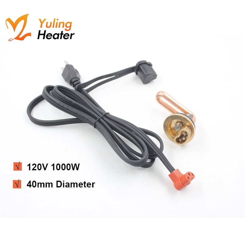 3100130 YL Brand 120V 1000W Stainless Steel Immersion Heater Engine Block Heating Element 1 Year Warranty Customizable Heating - Image 3