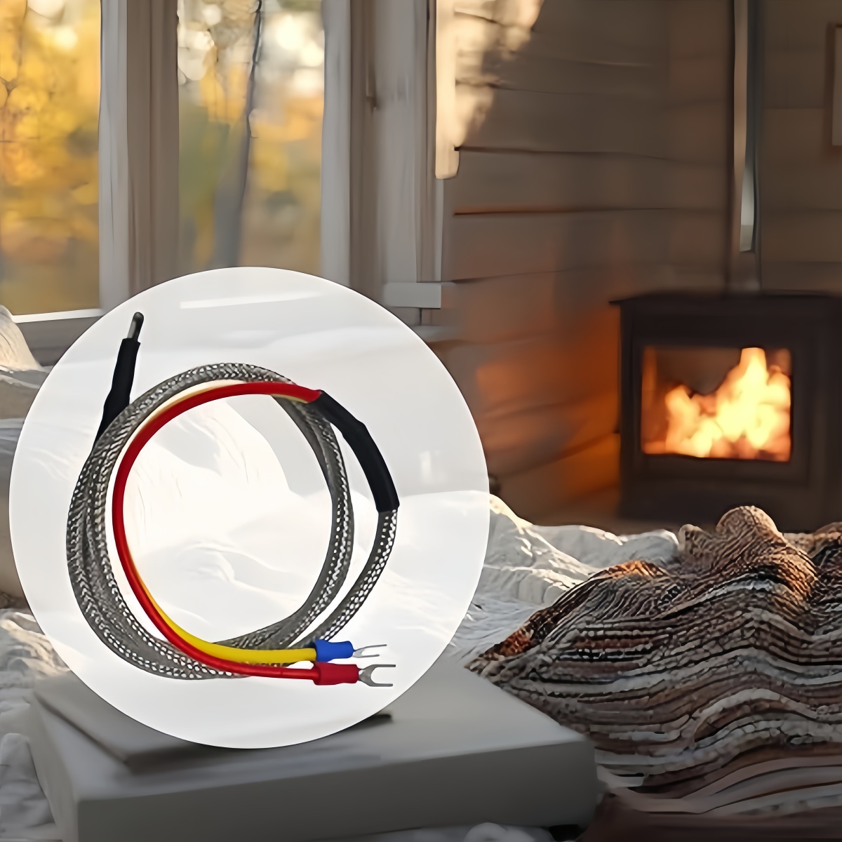 812-0210 Thermocouple Compatible with Quadrafire Heatilator 800 1000 1100я 1200 Freestanding 1200i Insert Fit for Pellet Stove