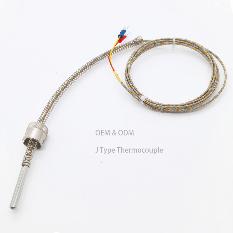 6x40mm J Type Compression Baynot Spring Thermocouple K Thermocouple Pt100 Compression Spring Couple Temperature Probe - Image 4