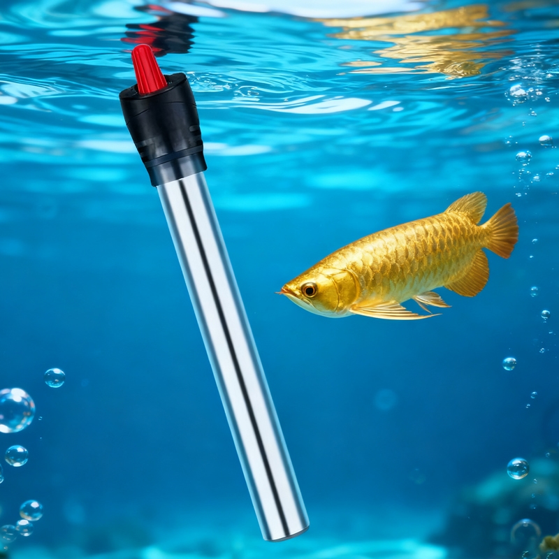 Stainless Steel Magnesium Oxide Insulation Automatic Constant Temperature 18CM/21CM Fish Tank Heater 25W/50W/100W 110-120V - Imagem 2