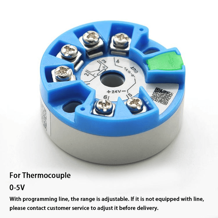 Circular Mount B/R/S/K/J Thermocouple Tranismtter 4-20MA RTD Transmitter Universal Input Analog Temperature Transmitter - Image 5