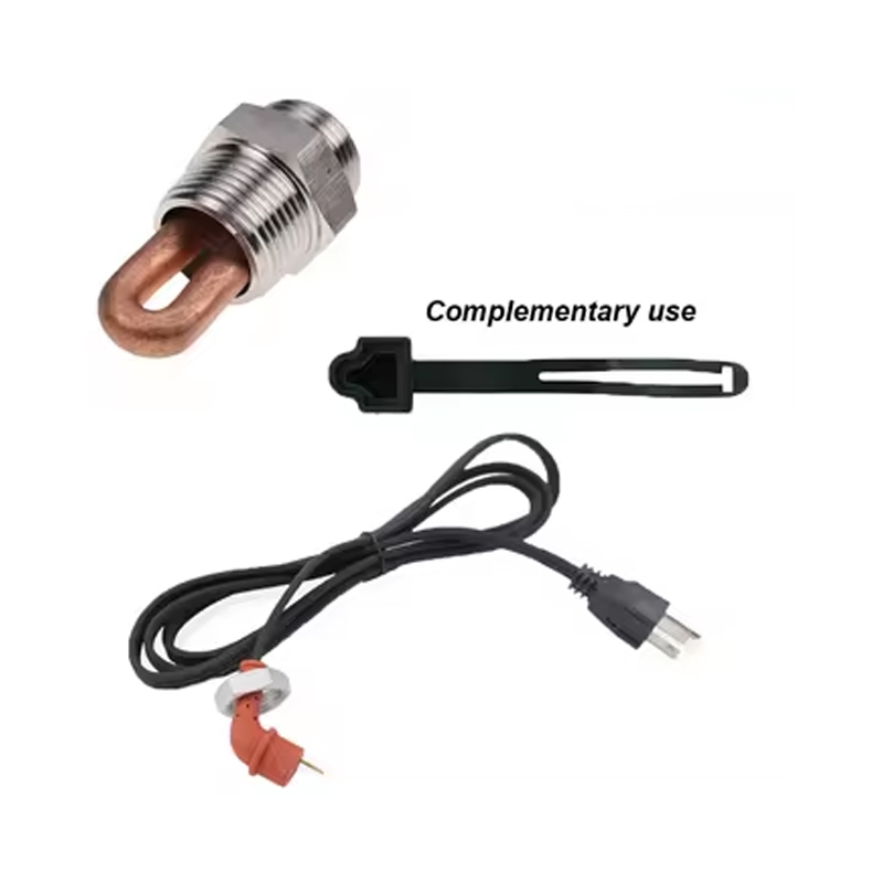Kat's 11409 400W 120V Engine Block Heater with 3/4" NPT Tubular Heating Element Compatible with Jaguar Mazda Lincoln Kubota JD