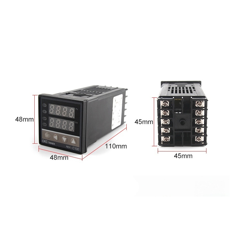 Rex-c100 Temperature Controller Heating Plate PID Temperature Control Temperature Adjustment Thermocouple 1300℃ Probe