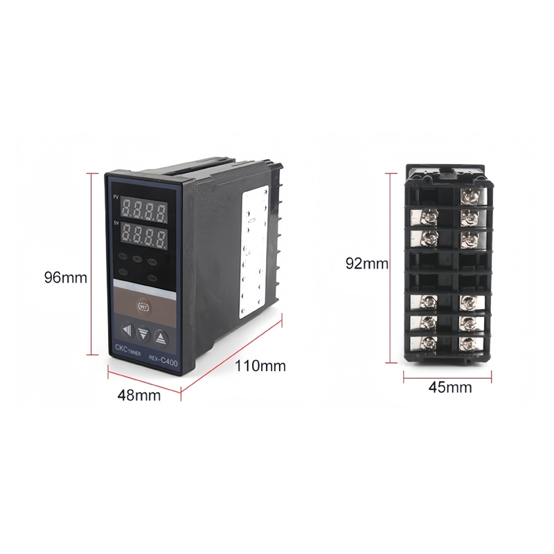 Rex-c400 Temperature Controller with Heating Plate Thermocouple 1300℃ Probe Plastic Material Adjustable Temperature
