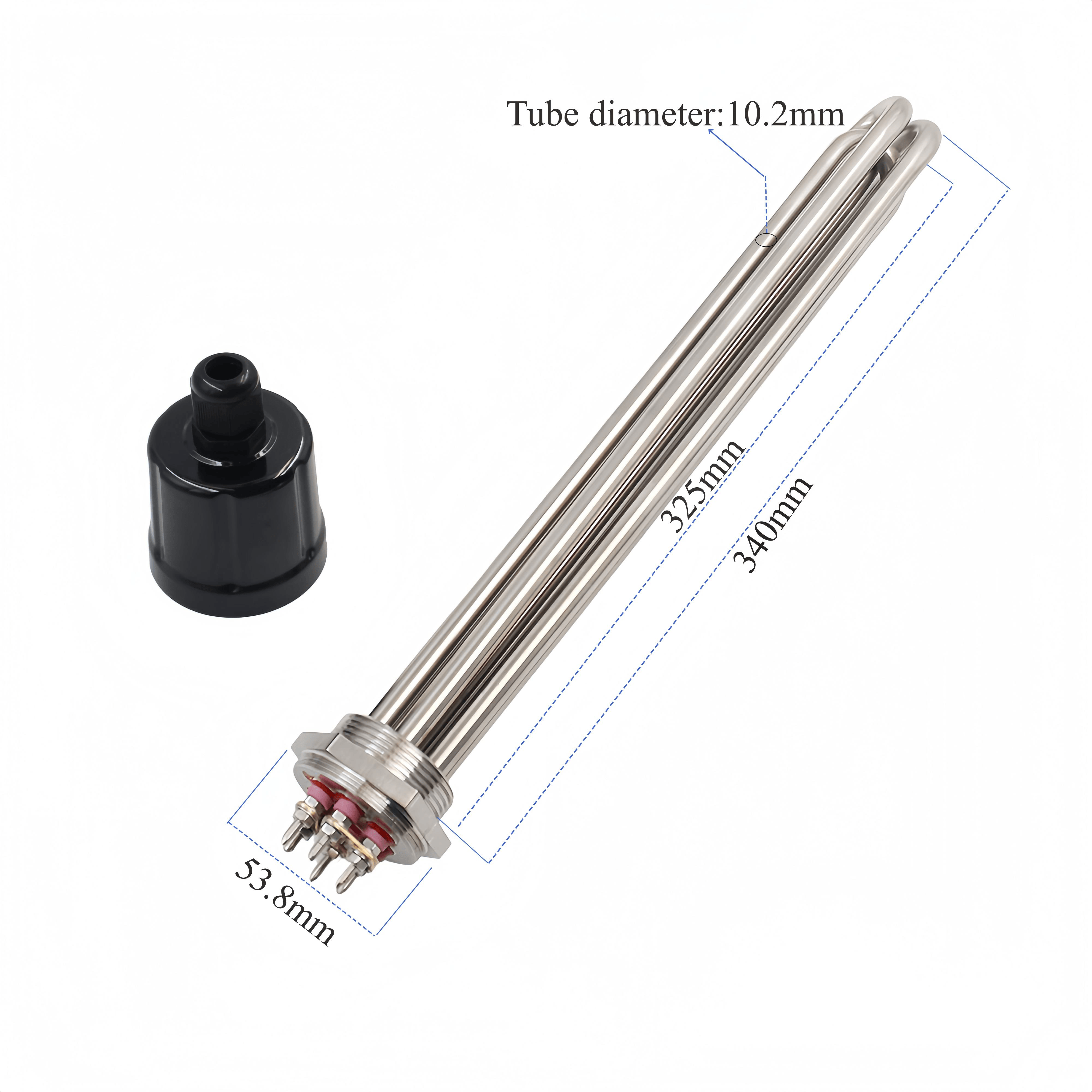 5000W Stainless Steel Electric Tank Boiler Heater 220V Immersion Heating Element Outdoor Kitchen Water Heater for Household Use - Imagen 2