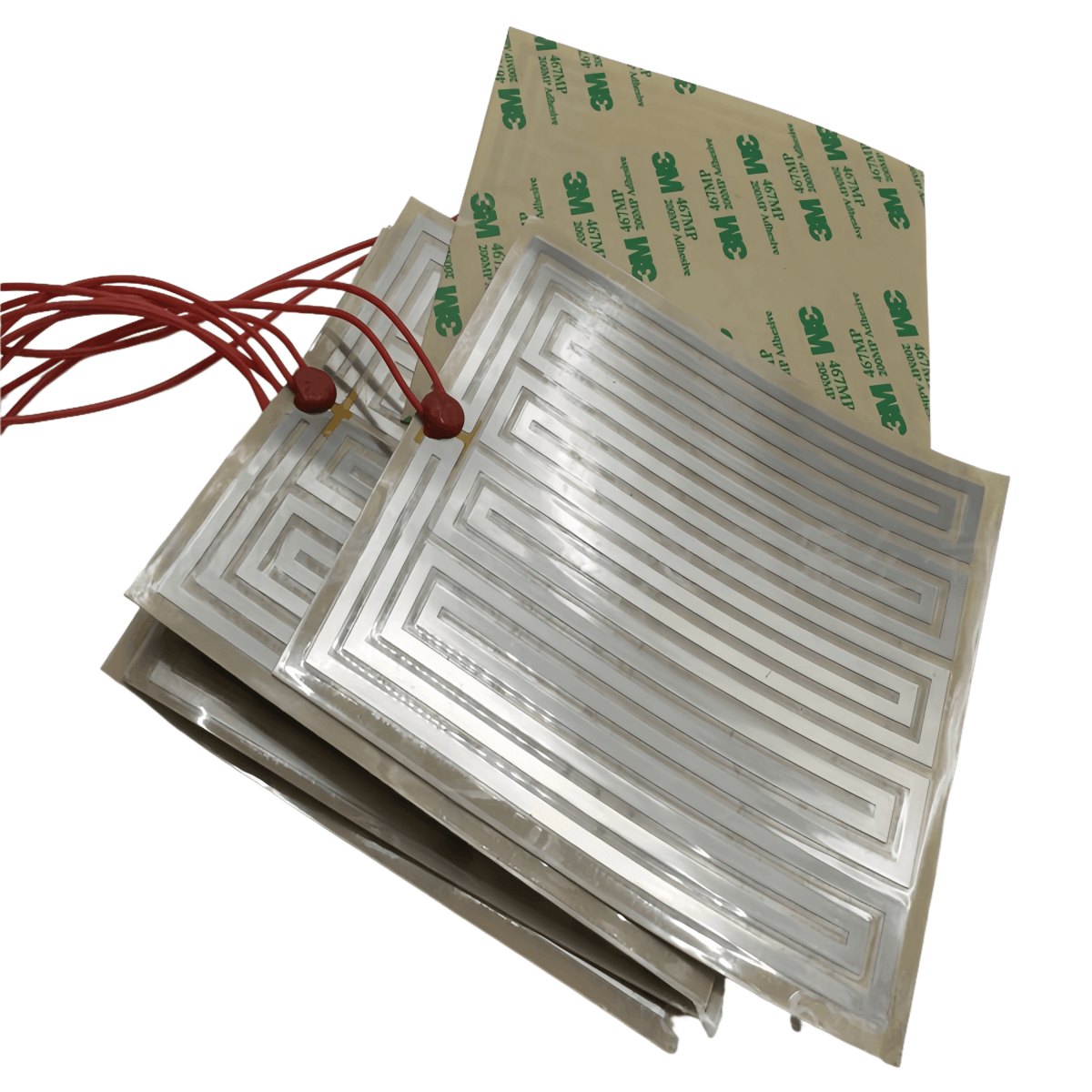 24V Flexible PET Electric Heater Pad Rain-Removal Defog Adhesive Thin Film for Car Mirror PET Film Defog Heater Pads
