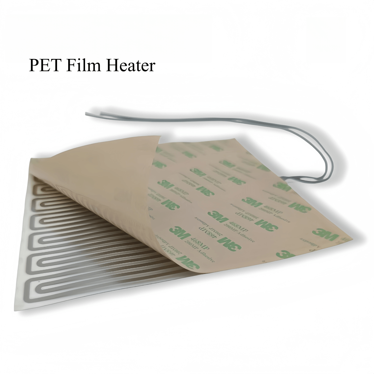 24V Flexible PET Electric Heater Pad Rain-Removal Defog Adhesive Thin Film for Car Mirror PET Film Defog Heater Pads - Image 2
