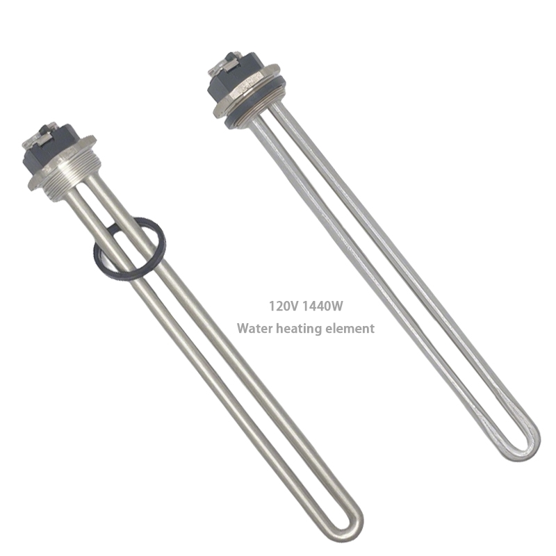 Versatile 1500W Immersion Heater 120V Stainless Steel with Resistance Wire Core for Industrial Use and Efficient Water Heating