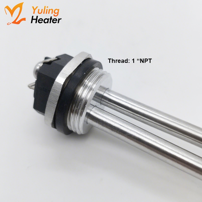 Versatile 1500W Immersion Heater 120V Stainless Steel with Resistance Wire Core for Industrial Use and Efficient Water Heating - Bild 4