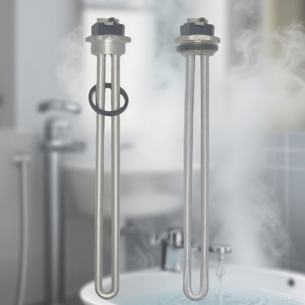 Versatile 1500W Immersion Heater 120V Stainless Steel with Resistance Wire Core for Industrial Use and Efficient Water Heating - Image 5
