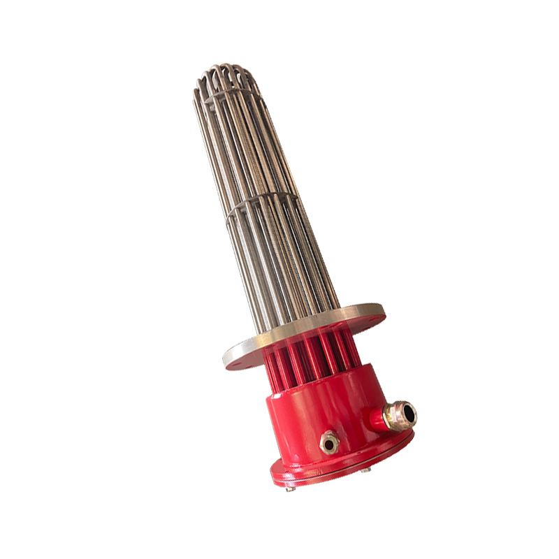 Custom Stainless Steel 380V Explosion-proof Industrial Water Tank Electric Heating Element High Power Flange Heating Tube
