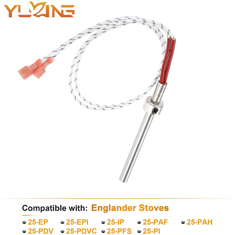 PU-CHA Pellet Stove Igniter Ignitor for England Stove Fireplace & Grill 300W 4-3/4" Stainless Steel 120V Long Service Life - Imagem 6