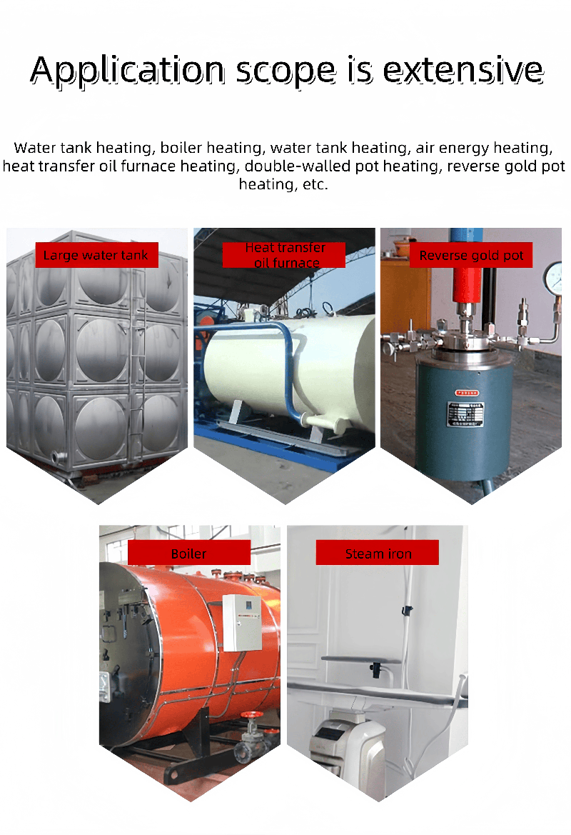 U 型 500W 800W 1KW 2KW 不锈钢电烤箱加热器空气加热翅片管镍铬加热元件 - 图片 4
