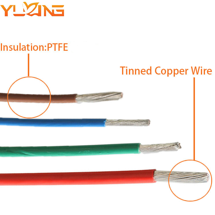 1007 Elektromos kábelek Awg PVC szigetelt tűzjelző kábel és vezetékek 300v 30 28 22 20 18 OEM nagyfeszültségű konstrukció 1 Core T/T 30% - Image 3