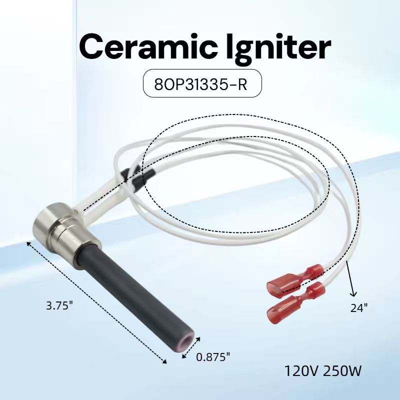 OEM 250W 120V Ceramic Igniter Pellet Alumina Heater Wood Pellet Stove Burner with Heating Wire Core Component of Heating Element - Image 5