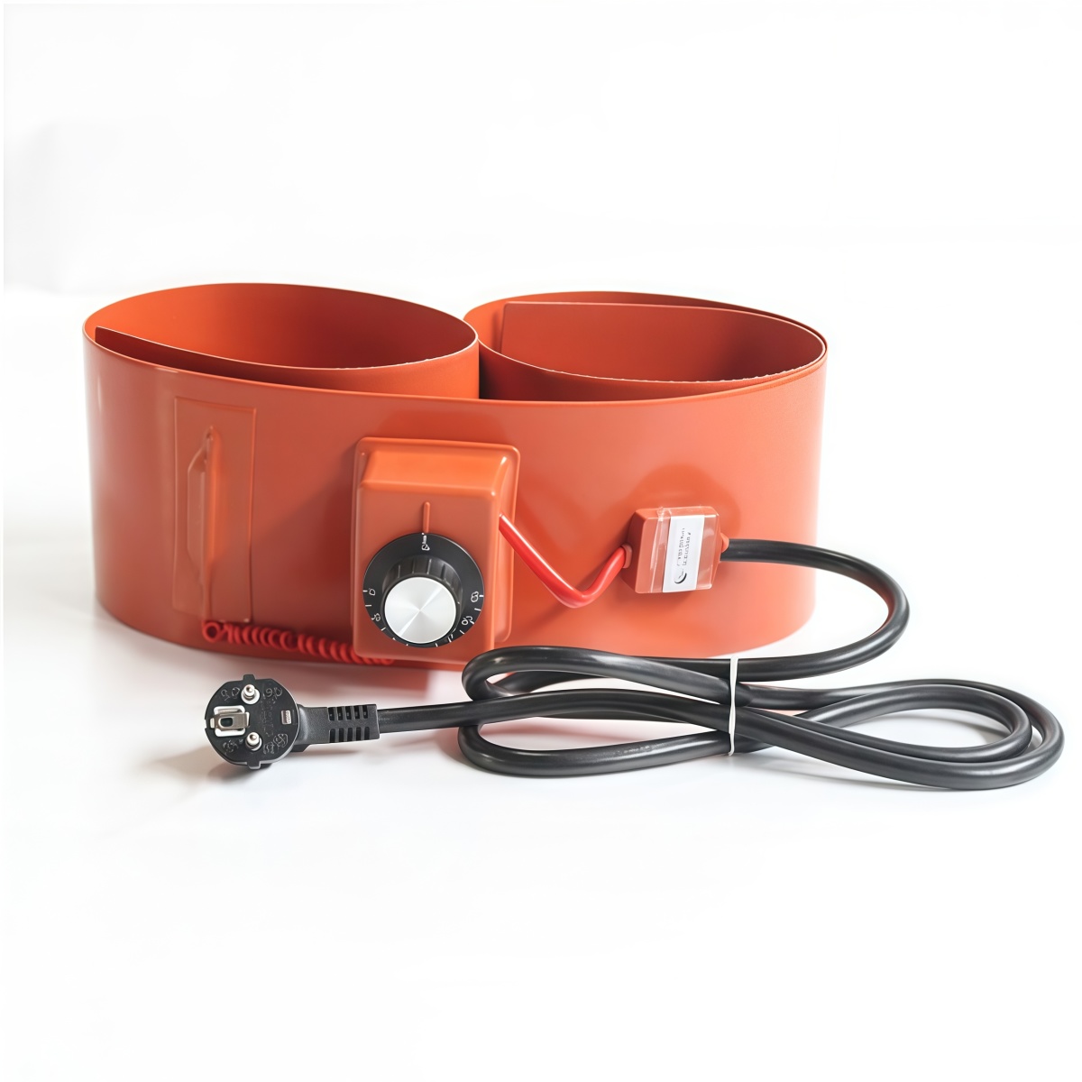 220V Industrial Type Band Heater Flexible Silicone Rubber Oil Drum Heater with Temperature Control for Heating Plate and Drum