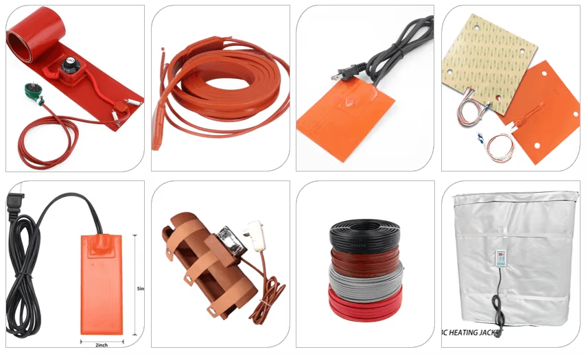 4 Pcs 220V 260W Silicone Rubber Heater Plate 220mmx300mm Flexible Heating Element for Temperature Control for Industrial Use - Image 6