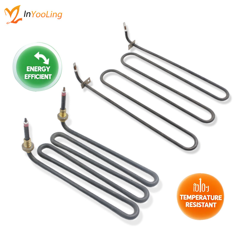 1300W 220V Tubular Heating Element for Tilting Bratt Pan Stainless Steel 194mm W 100mm H 117mm