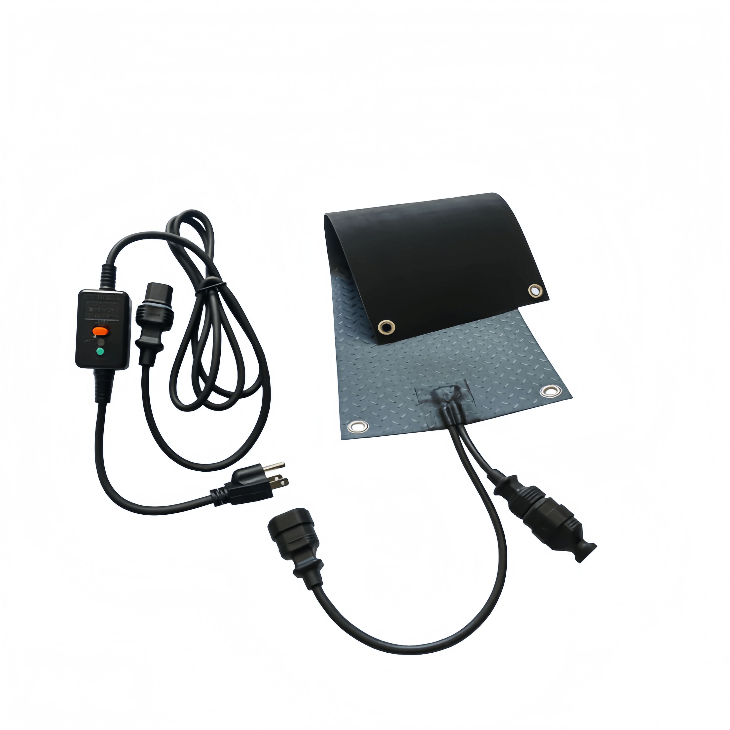 Adjustable Temperature Controller Anti-Slip Industrial Silicone Flexible Heater Heating Element 220v Snow Melting Heating Mat
