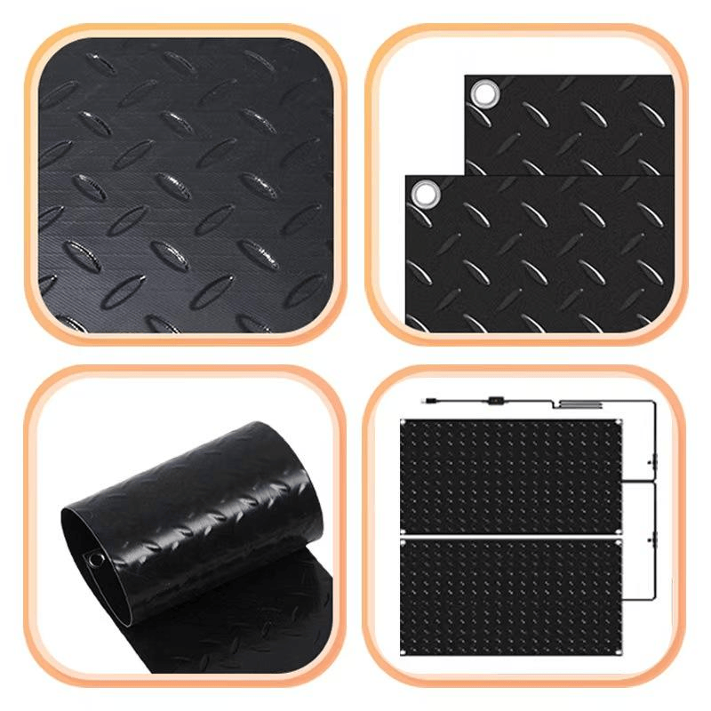 Adjustable Temperature Controller Anti-Slip Industrial Silicone Flexible Heater Heating Element 220v Snow Melting Heating Mat - Image 3