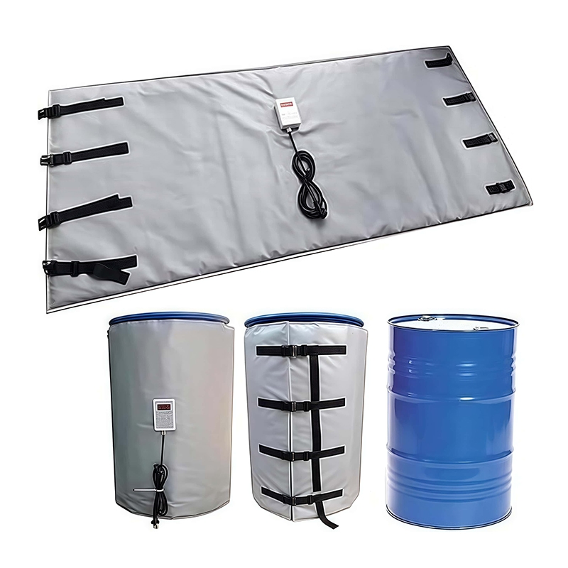 200L Oil Drum Heating Blanket Custom Electric Heating Sleeve for IBC Flexible Detachable Jacket with 220V Heating Wire