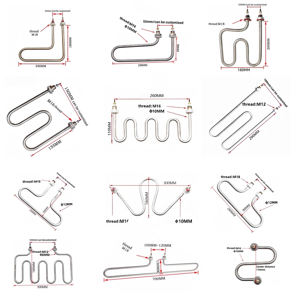 Customizable 120V-2500W Stainless Steel Electric Oven Heating Element 5000W Max Output for Smoker Oven Grill - Imagem 6